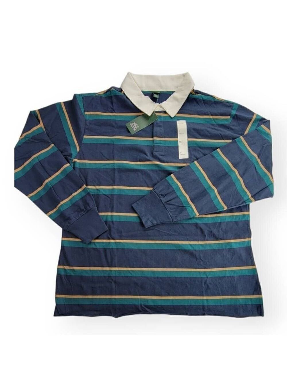Wild Fable Navy Striped Oversized Top Medium